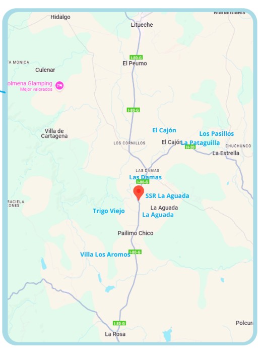 Mapa Área de Servicio SSR La Aguada